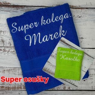 Super osušky pre super kolegov👍Vyberte pre nich osušku ktorá ich najviac vystihuje🎁#darčeky🎁#osusky#superkolega